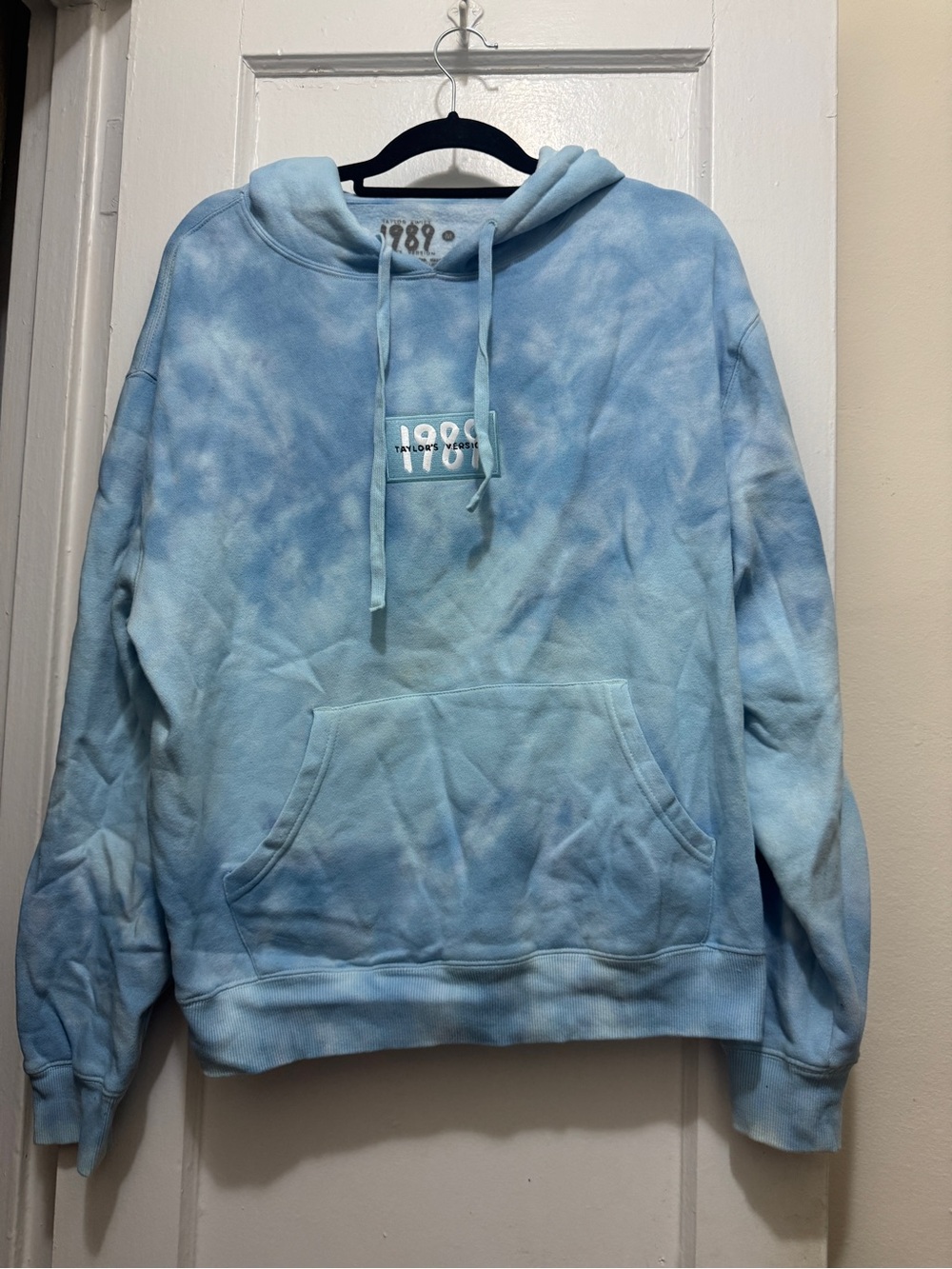 Taylor Swift Light Blue Tie-Dye Crewneck Sweater